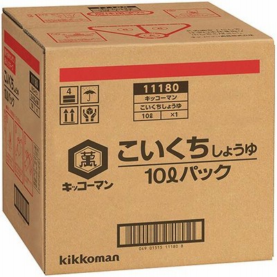 濃口醤油　ショ−リ−パック　１０Ｌ