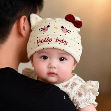 😊歡迎選購😊新生帽子春秋薄款護囟門胎帽女寶寶小月齡防風套頭嬰兒純棉帽夏季