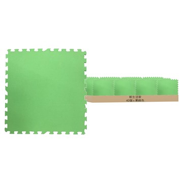 新生活家 EVA素面巧拼地墊 MIT台灣製造 不含甲醛  32 x 32 x 1cm  果綠色  1片