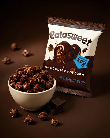 lalasweet Low Sugar Popcorn #Chocolate 30g