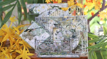 晚秋昭華 PET 紙膠帶 貝殼光 10米卷