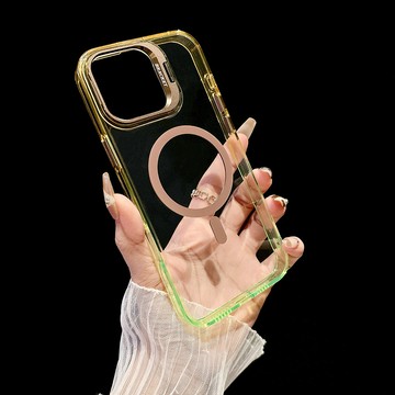 鏡頭支架 i17Air 透明防摔手機殼 磁吸保護殼 適用於 iPhone 17 16 15 14 13 Pro Max