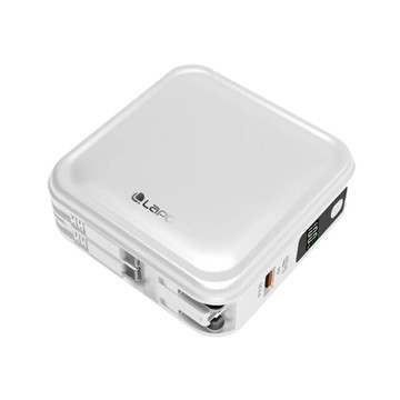 【LaPO】WT-08 八合一 行動電源 10000mAh｜柔霧白【三井3C】