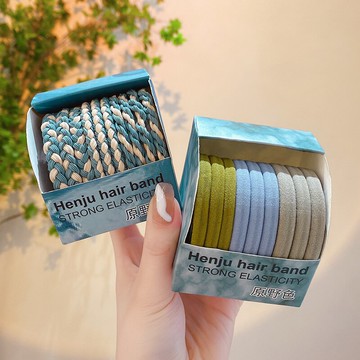 ins風簡約頭繩發圈夏季氣質發繩頭飾新款扎頭發皮筋皮套女