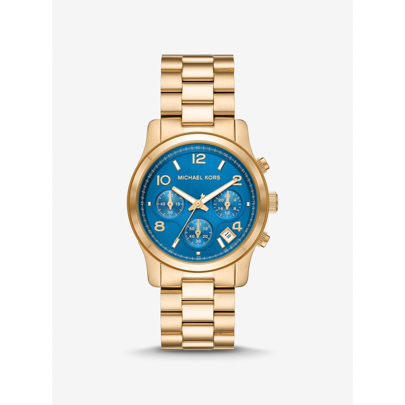 MICHAEL KORS レディース ターコイズ ダイヤル ウォッチ 38mm ゴールド