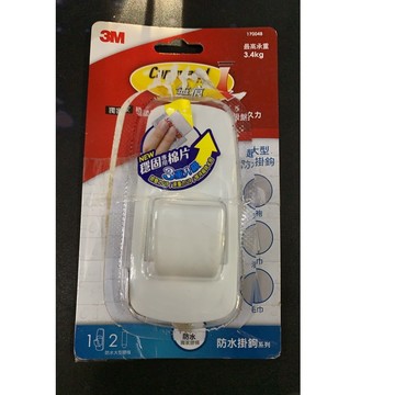 3M無痕Command超大型防水掛鉤/最高承重3.4kg