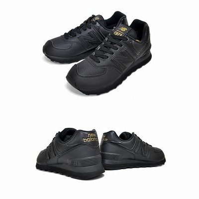 NEW BALANCE WL574SYJ width B BLACK GOLD ニューバランス