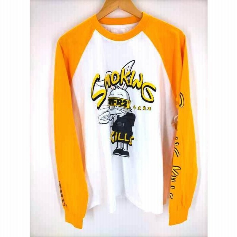エフアールツー FR2 クルーネックTシャツメンズ smoking kill ラグラン エフアールツー FR2 クルーネックTシャツメンズ smoking kill ラグラン