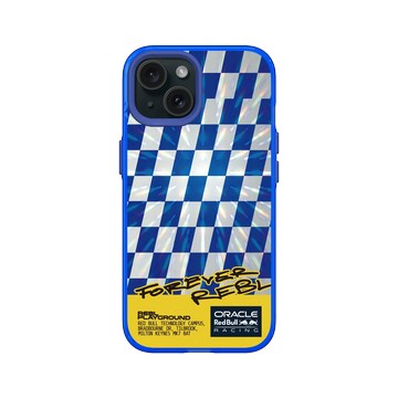 iPhone 15 Clear 激光藍 - Oracle Red Bull Racing - Forever Rebl