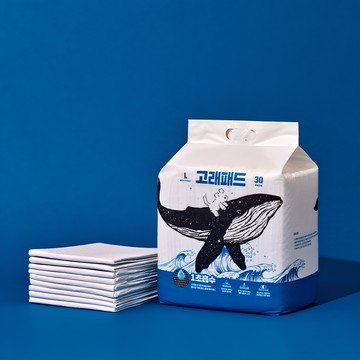 FiTPET 1秒瞬吸鯨魚寵物尿布墊  L(60 x 75cm)  1個  30件