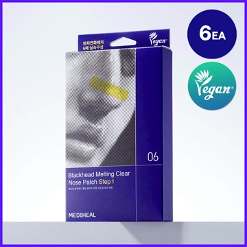 MEDIHEAL Blackhead Melting Clear Nose Patch Step 1 6P