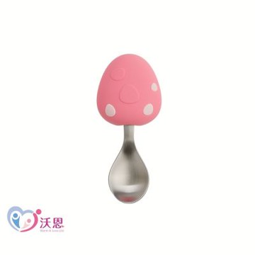 Soufflé 抗菌不鏽鋼學習湯匙｜抗菌不鏽鋼｜不鏽鋼湯匙｜安心使用|獨創多重持握