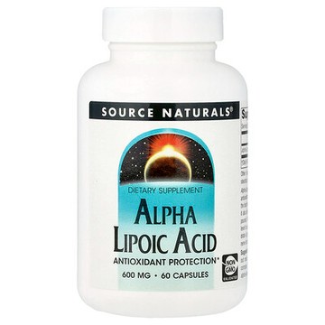 Source Naturals, α-硫辛酸，600 毫克，60 粒膠囊