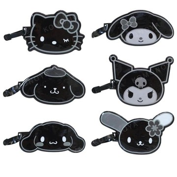小禮堂 Sanrio 三麗鷗 PVC造型行李吊牌  (時髦黑白風格系列) Kitty 大耳狗 酷洛米