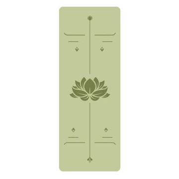 天然橡膠pu瑜伽墊防滑吸汗健身墊子加寬批發館做logo蓮花體位線式