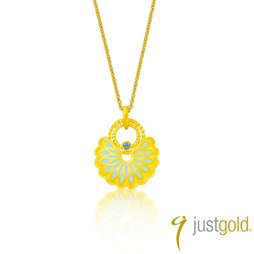 【Just Gold 鎮金店】冰雪夢語 黃金吊墜(不含鍊)