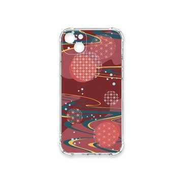 iPhone 13 殼 TRON IPhone 13 日系和風圓點星河系列 四角防摔殼 手機殼