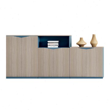 免運 最低價 高低櫃 辦公家具文件櫃矮櫃木質簡約現代辦公室高低櫃組合資料櫃隔斷儲物S028快速出貨