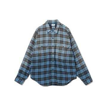 BEAMS / 男裝 色落 格紋 襯衫