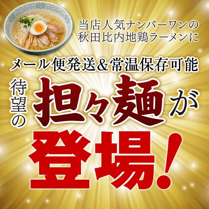 ラーメン 秋田比内地鶏 担々麺 常温生麺 5食 セット 送料無料 (生めん＆スープ) お取り寄せ 坦々麺 常温1ヵ月保存