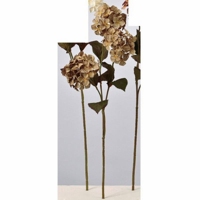 造花 アスカ ハイドランジア 3 ライトブラウン A 28b 造花 花材 あ行 あじさい 紫陽花 通販 Lineポイント最大0 5 Get Lineショッピング