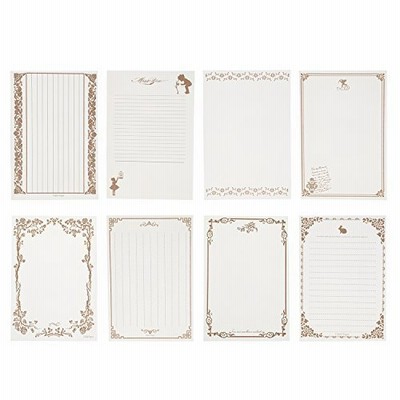 レターセット 80枚 お礼状 便箋 アンティーク レターセット おしゃれ かわいい 結婚 メッセージカード 手紙 シンプル レトロ 美しい 通販 Lineポイント最大get Lineショッピング