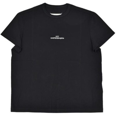 Maison Margiela メゾン・マルジェラ DISTORTED LOGO T-SHIRT/反転 ロゴ Tシャツ/ブラック/S30GC0701  S22816 900 | LINEブランドカタログ