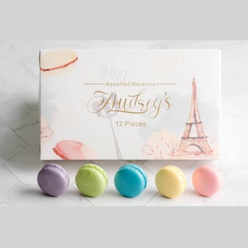 法式經典馬卡龍audrey's 馬卡龍禮盒 12入檸檬風味