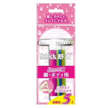 舒絲 仕女艷彩輕便刀*5入