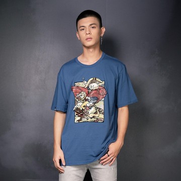 IZZVATI-拿破崙熊三色夜光短T