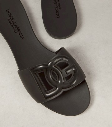 Dolce & Gabbana DG cutout slides