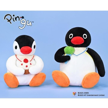 【Pingu企鵝家族】用餐款 絨毛娃娃(隨機出貨)-6吋/12吋【墊腳石】