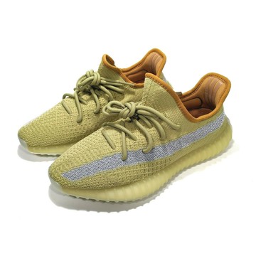 【逢甲FUZZY】Adidas Yeezy Boost 350 V2 Marsh 黃 側透 側邊反光 FX9034