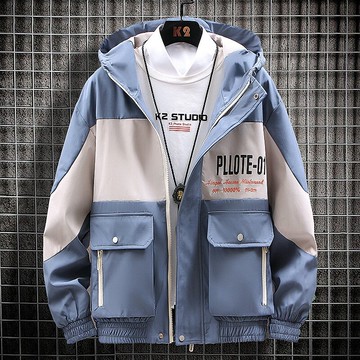 男士外套新款春秋季韓版潮流男生棒球服工裝夾克情侶上衣褂子