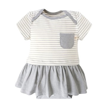 【SISSO有機棉】布列塔尼夏日涼感短裙兔裝(灰)