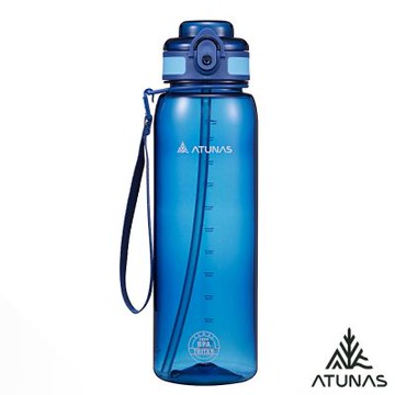 【ATUNAS 歐都納】探索玩咖吸管運動瓶1200ml/A1KTGZ03寶藍/運動水瓶/大容量水壺/吸管水壺