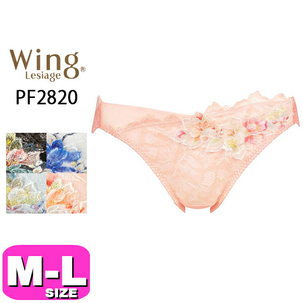 ワコール wacoal ウイング Wing レシアージュ Lesiage【メール便発送可】PF2820 ショーツ ノーマル スタンダード  2820シリーズ MLサイズ Wing（L×BL） | LINEブランドカタログ