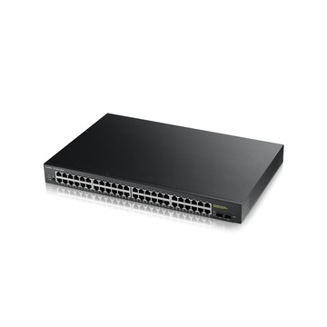 Zyxel GS1900-48HP 智慧型網管48埠Gigabit PoE交換器