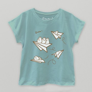 麻糬兔紙飛機T-shirt