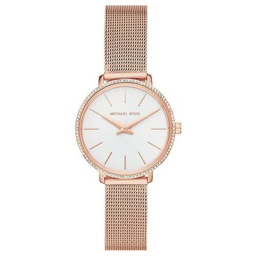 Michael Kors MK4588 時尚 晶鑽錶圈 珍珠母貝錶盤 米蘭錶帶 不鏽鋼 女款 腕錶