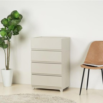 日本JEJ 四層櫃 收納櫃 展示櫃 灰褐色