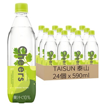 TAISUN 泰山 Cheers Coriander香菜氣泡水  24個  590ml