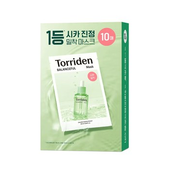 Torriden 桃瑞丹 積雪草舒緩急救面膜 (10入)