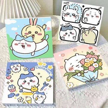 吉伊卡哇數字油畫diy可愛卡通動漫烏薩奇手工手繪填色裝飾掛畫