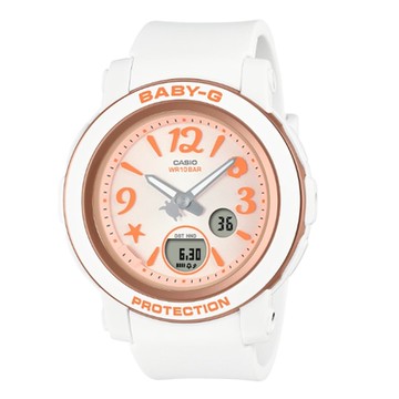 CASIO卡西歐 BABY-G 熱帶海洋 多彩繽紛 海葵亮橘 BGA-290US-4A_41.5mm