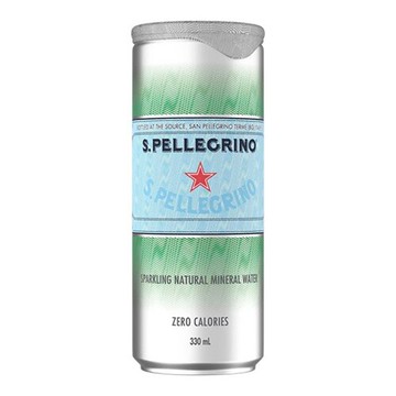 San Pellegrino 聖沛黎洛 天然氣泡礦泉水 330毫升 X 24罐