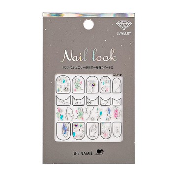【 DIY 美甲】Nail Look 美甲裝飾藝術貼紙 銀色胭脂