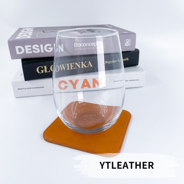 YTLEATHER丨真皮杯墊丨方形杯墊丨客製化丨雷雕刻字丨台灣製造丨婚禮小物丨客製化禮物丨聖誕禮物丨生日禮物 交換禮物