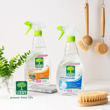 法國 L'Arbre Vert 綠活維 清潔噴霧 廚房 浴廁 740ml 2入組 - 廚房-浴廁