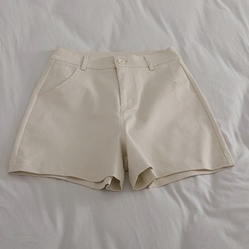 品牌折扣~專柜撤回女裝鹽系短褲女夏薄款高腰直筒顯瘦休閑闊腿